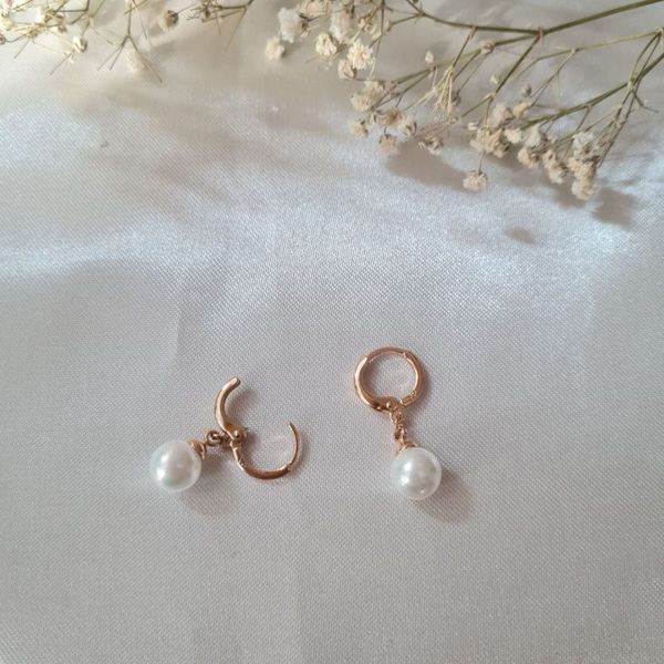 گوشواره زنانه ژوپینگ مدل مروارید کد 121232941212