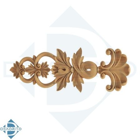 گل منبت راش کد H111 - 400*150*16