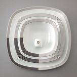 سرویس غذاخوری 27 پارچه چینی زرین ایران سری کواترو مدل وگاس اوریت درجه یک