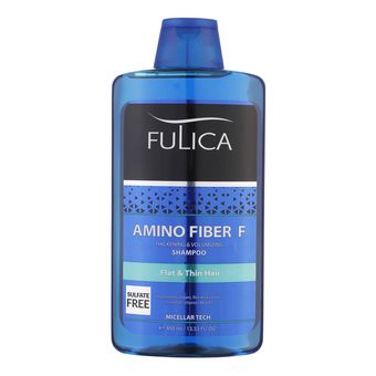 شامپو تقویت کننده مو فولیکا مدل Amino Fiber مناسب موهای کم حجم و نازک حجم 400 میلی لیتر
