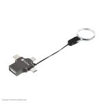 مبدل USB2 به USB-C / micro USB / لایتنینگ پرووان مدل PCO04 با گارانتی شرکتی