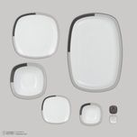 سرویس غذاخوری 27 پارچه 6 نفر چینی زرین ایران مدل وگاس اوریت سری کواترو درجه عالی