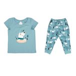 ست تی‌شرت آستین کوتاه و شلوار راحتی بچگانه مدل SB-SS-1682*886