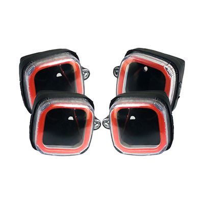 چراغ راهنما موتور سیکلت مدل نئونی فانتزی R4 مجموعه 4 عددی