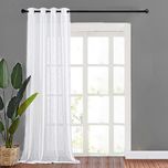 پرده تیکو دکو مدل کتان شفاف افکت دار سایز 140x280 سانتی متر*840