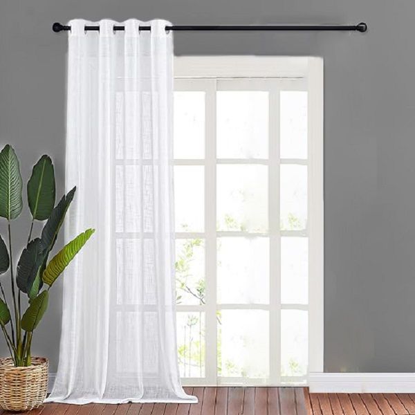 پرده تیکو دکو مدل کتان شفاف افکت دار سایز 140x280 سانتی متر*840