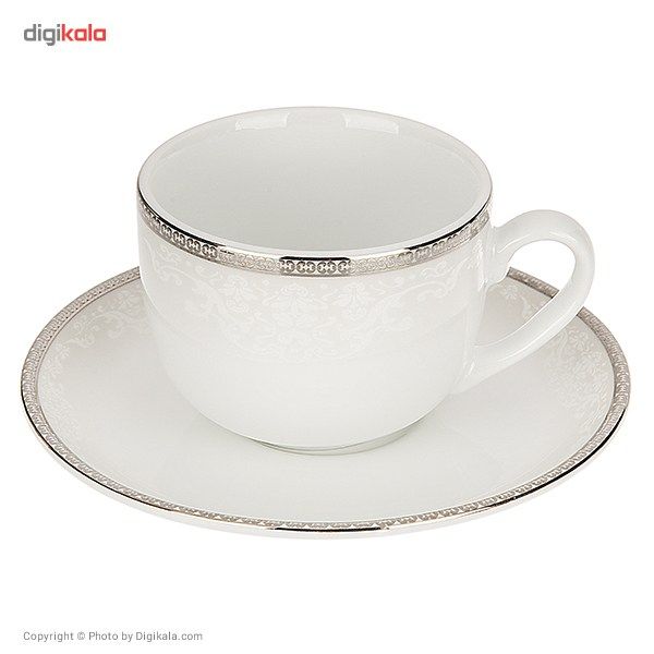 سرویس غذاخوری 102 پارچه چینی زرین ایران سری ایتالیا اف مدل Riva درجه یک