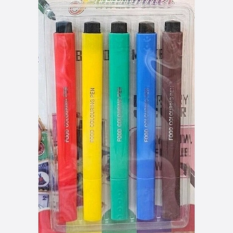 ماژیک خوراکی 5 عددی