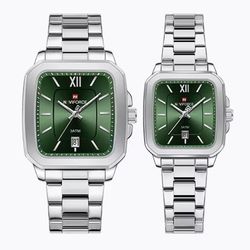 ست ساعت مچی عقربه‌ای  زنانه و مردانه نیوی فورس مدل NF9239SGNS