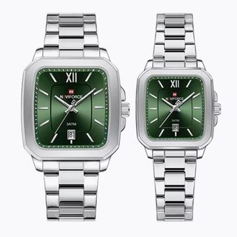 ست ساعت مچی عقربه‌ای  زنانه و مردانه نیوی فورس مدل NF9239SGNS