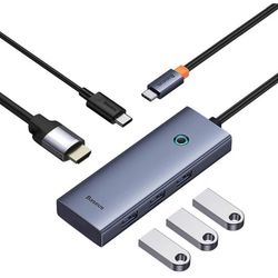 هاب 5 پورت USB-C بیسوس مدل B00052801811-00 BS-OH150