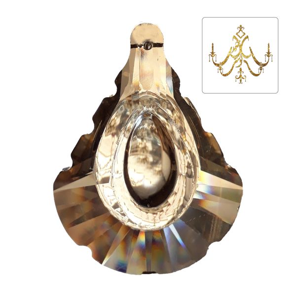 کریستال آویز لوستر کد LA208-T2.5 بسته 7 عددی