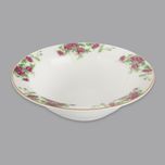 سرویس غذاخوری 28 پارچه 6 نفر چینی زرین ایران مدل ایتالیا اف بیدگل درجه عالی