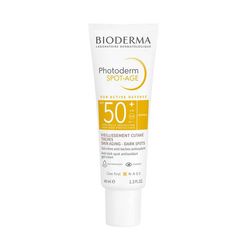 ژل ضد آفتاب بدون رنگ بایودرما +SPF50 مدل Photoderm Spot-Age محافظ UVA ،UVB و PA++++، ضد لک، ضد پیری، ضد آب، مناسب انواع پوست حجم