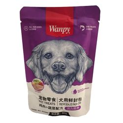پوچ سگ ونپی مدل مرغ و سبزیجات وزن 80 گرم
