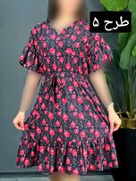 پیراهن فلور ترلان کد 1542