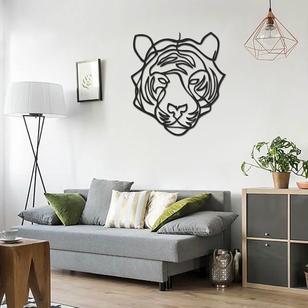 استیکر چوبی طرح ببر