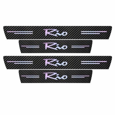 برچسب پارکابی خودرو سولگی مدل کربن کد J66 مناسب برای ریو بسته 4 عددی