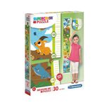 پازل 30 تکه کلمنتونی مدل Measure Me حیوانات و زیستگاه آن ها