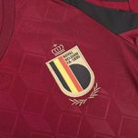 ست تی شرت و شلوارک ورزشی مردانه مدل بلژیک Home 2024