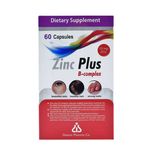 کپسول زینک پلاس 10 میلی گرمی تقویت‌کننده سیستم ایمنی و سلامت پوست و مو دانا مدل B-complex بسته 60 عددی با ویتامین‌های گروه ب، بی