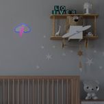 چراغ دیواری نئون دیزاین طرح Cloud-Vs-Lightning_BL