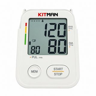 فشارسنج بازویی دیجیتال کیتمن مدل Intelligent Type--C01 با نمایشگر LCD، حافظه بالای 99 رکورد، تشخیص آریتمی، نمایش میانگین نتایج، 
