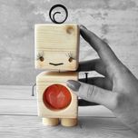 استند عکس چوبی مدل آدمک عاشق