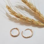 گوشواره زنانه ژوپینگ مدل حلقه ای ساده
