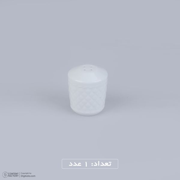 سرویس غذاخوری 28 پارچه چینی زرین ایران سری رادیانس مدل سفید درجه یک