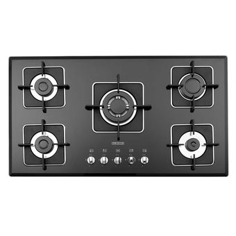 اجاق گاز صفحه‌ای پنج شعله استیل البرز مدل G-5960