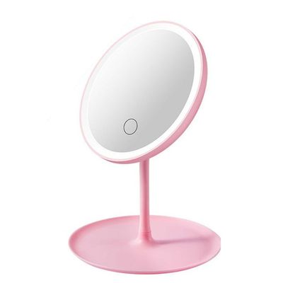 آینه LED آرایشی با رینگ لایت | نور حرفه‌ای میکاپ و عکاسی سلفی
