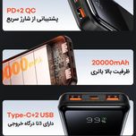 پاوربانک 22.5 وات ریمکس مدل RPP-623 ظرفیت 20000 میلی آمپر ساعت