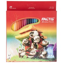 مداد رنگی فکتیس 24 رنگ مقوایی