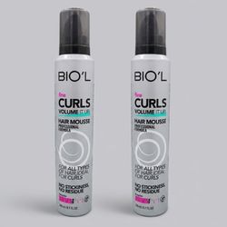 موس مو بیول مدل 4 FINE CURLS حجم 200 میلی لیتر مجموعه دو عددی