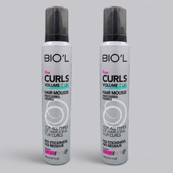 موس مو بیول مدل 4 FINE CURLS حجم 200 میلی لیتر مجموعه دو عددی