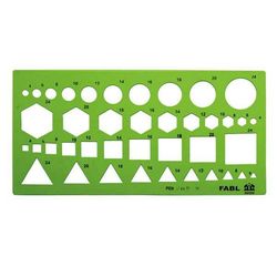 شابلون فابل مدل اشکال هندسی کد 8850