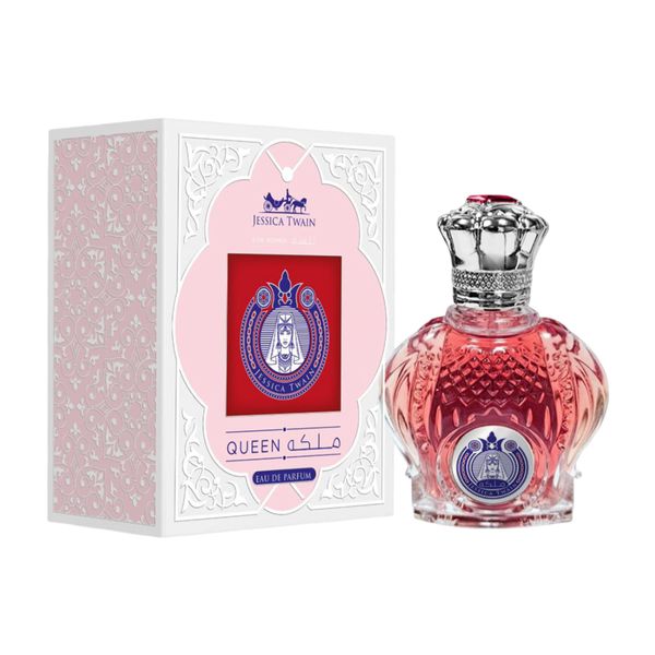 ادوپرفیوم زنانه جسیکاتواین مدل ملکه با رایحه معتدل و شیرین حجم 100 میلیلیتر