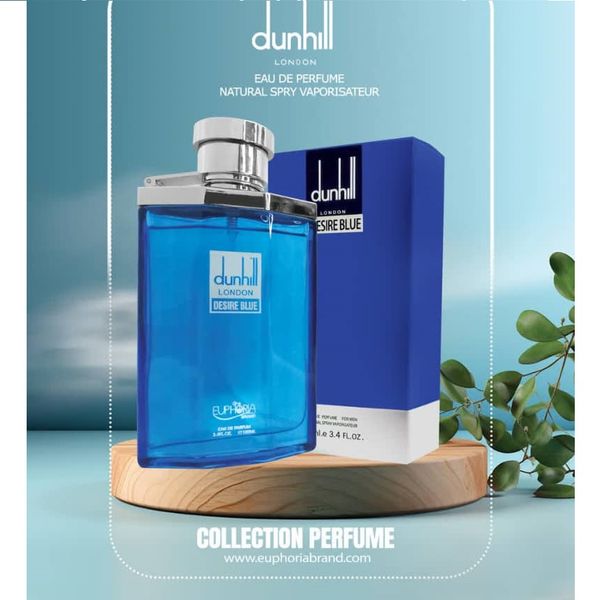 ادو پرفیوم مردانه ایفوریا مدل دانهیل دیزایر بلو حجم 100 میلی لیتر