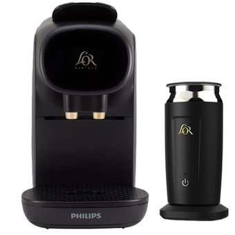 اسپرسو ساز 800 میلی‌لیتر فیلیپس مدل Barista Sublime به همراه کف شیرساز لور