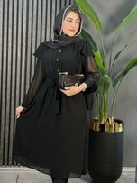 پیراهن کرپ حریر دنیا کد 1681