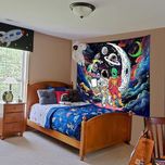 پوستر پارچه ای فیانی مدل بک دراپ فضانورد کد F131