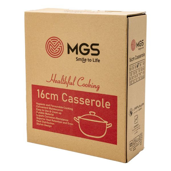 قابلمه گرانیت ام جی اس مدل فورج کد 005 سایز 16