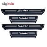 برچسب پارکابی خودرو کد SK018 مناسب برای ساینا مجموعه 4 عددی