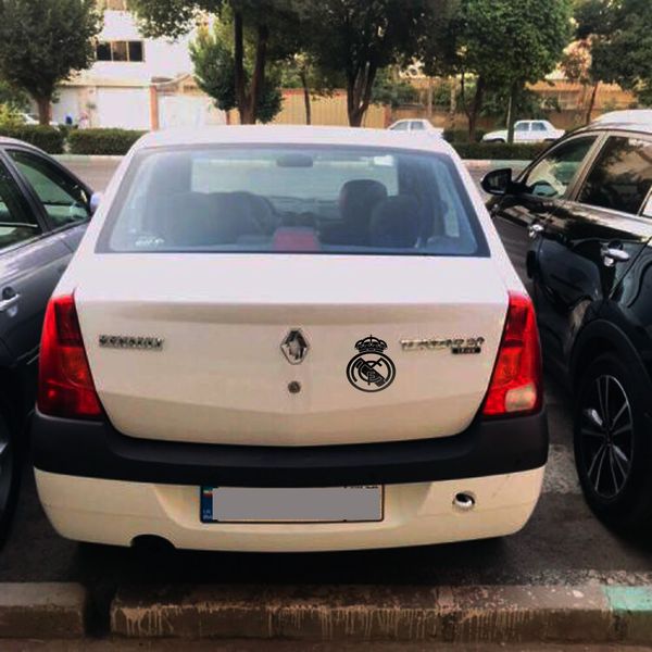 برچسب بدنه خودرو طرح رئال مادرید کد SR100