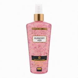 بادی اسپلش زنانه وودلایک مدل Burberry Her حجم 250 میلیلیتر