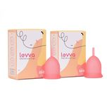 کاپ قاعدگی لیوا فارما مدل Plus سایز متوسط مجموعه 2 عددی