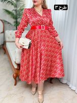 پیراهن ساتن شراره 2725