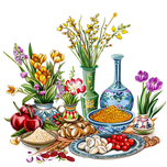 برچسب حرارتی DTF لباس مدل هفت سین