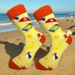 جوراب ساقدار یونیسکس طرح موز برند ترک SOCKY WOCKY